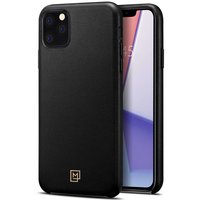 Spigen La Manon Calin Lederen iPhone 11 Pro Max Case - Zwart Bescherming