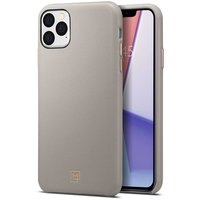 Spigen La Manon Calin Case Lederen iPhone 11 Pro Max Hoesje - Beige