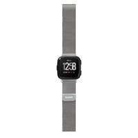 Laut Steel Loop Horlogeband voor de Fitbit VERSA - Zilver Staal