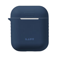 Laut POD Slim Siliconen AirPods Case - Blauw Bescherming