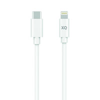 Xqisit Oplaadkabel USB-C naar Lightning - 150 cm Wit Opladen Synchroniseren