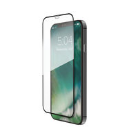 Xqisit Tough Glass E2E Glassprotector iPhone 12 iPhone 12 Pro Zwarte Rand - Bescherming 9H hardheid