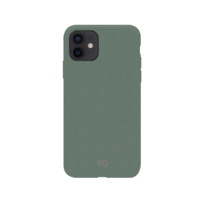 Xqisit Eco Flex Biologisch afbreekbaar en Anti Bacterieel hoesje voor iPhone 12 mini - groen