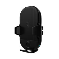 Xqisit Premium Autolader met ingebouwde Oplaadpad Ventilatierooster - 10W Qi Zwart