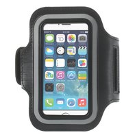 Sport Armband iPhone 5 5s SE 2016 Zwarte hardloopband Sportband