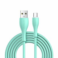 Joyroom kabel USB-A naar USB-C oplader oplaadkabel QC - Mintgroen