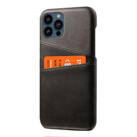 Cardslot Wallet kunstleer hoesje voor iPhone 13 Pro Max - zwart
