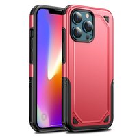 Pro Armor TPU met stevig hoesje voor iPhone 13 Pro Max - rood