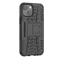 Shockproof TPU met stevig hoesje voor iPhone 13 mini - zwart