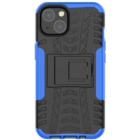 Shockproof TPU met stevig hoesje voor iPhone 13 - blauw