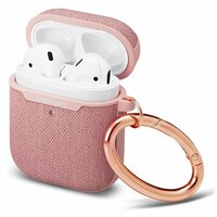 Spigen Urban Fit fabric hoesje voor AirPods 1 en 2 - roségoud