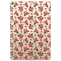 Just in Case Slim TPU rozen hoes voor iPad 10.2 (2019 2020 2021) - transparant
