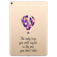 Just in Case Slim TPU een luchtballon hoes voor iPad 10.2 (2019 2020 2021) - transparant