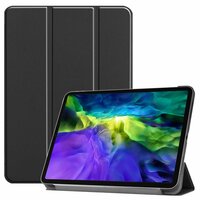 Just in Case Smart Tri-Fold kunstleer hoesje voor iPad Pro 11 (2018 2020 2021) - zwart