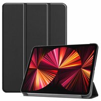 Just in Case Smart Tri-Fold kunstleer hoes voor iPad Pro 11 (2018 2020 2021) - zwart