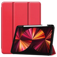 Just in Case Smart Tri-Fold kunstleder hoes voor iPad Pro 11 (2018 2020 2021 2022) - rood