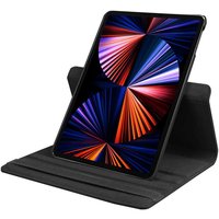 Just in Case Rotating 360 kunstleer hoes voor iPad Pro 12.9 (2020) - zwart