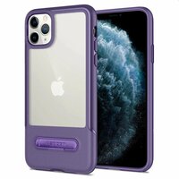 Spigen Slim Armor PU met Air Cushion hoesje voor iPhone 11 Pro - paars