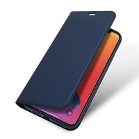 DUX DUCIS Slimline Wallet kunstleer hoesje voor iPhone 12 Pro Max - blauw