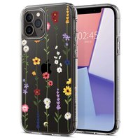 Spigen Cyrill Cecile TPU Air Cushion bloemen hoesje voor iPhone 12 Pro Max - transparant