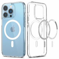 Spigen Ultra Hybrid (MagSafe) TPU met Air Cushion hoesje voor iPhone 13 Pro Max - transparant