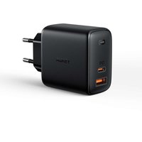 Aukey netstroomadapter USB-C en USB-A oplader PD 3.0 QC 3.0 - Zwart