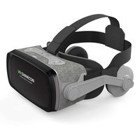 VR SHINECON IMAX Virtual Reality Bril met koptelefoon voor 4.7-6 inch - Grijs