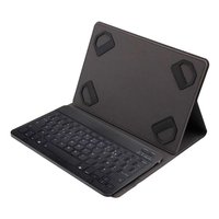 Universele AZERTY Bluetooth klavier Just in Case - 9 to 10.5 inch - Zwarte beschermhoes Tablet