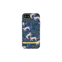 Richmond & Finch Blue Leopard luipaarden hoesje voor iPhone 6 6s 7 8 en SE 2020 SE 2022 - blauw