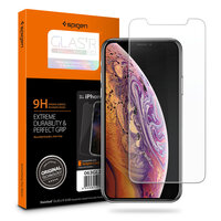 Spigen Glas tR SlimHD screenprotector voor iPhone X XS en 11 Pro - transparant