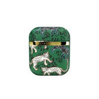 Richmond & Finch Green Leopard luipaarden hoesje voor AirPods 1 en 2 - groen