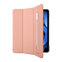 Laut Huex with Pencil Holder PU en kunstleer hoes voor iPad Air 4 10.9 2020 & iPad Air 5 2022 - roze