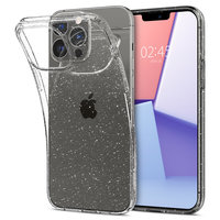 Spigen Liquid Crystal Glitter TPU met Air Cushion hoesje voor iPhone 13 Pro - transparant