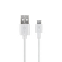Goobay USB-A naar Micro-USB kabel snoer oplader - Wit