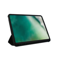 Xqisit Piave with Pencil Holder TPU hoes voor iPad Air 4 10.9 2020 & iPad Air 5 2022 - zwart