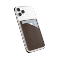 Bugatti Praga Card Pocket Universele Kaarthouder voor Telefoon - Chocolade