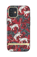 Richmond & Finch Samba Red Leopard luipaarden hoesje voor iPhone 12 mini - rood