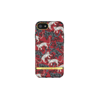 Richmond & Finch Samba Red Leopard luipaarden hoesje voor iPhone 6 6s 7 8 en SE 2020 SE 2022 - rood