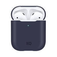 Xqisit Silicone Case siliconen hoesje voor AirPods 1 en 2 - blauw