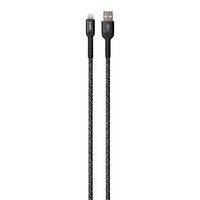 Laut stevig USB-A MFi oplaadkabel Lightning Kabel 120 cm - Zwart