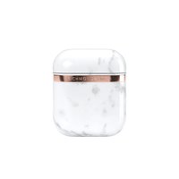 Richmond & Finch White Marble marmer hoesje voor AirPods 1 en 2 - wit