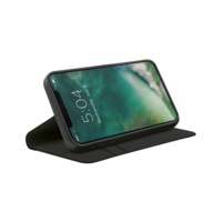 Xqisit Eco Wallet Selection Anti Bac biologisch afbreekbaar hoesje voor iPhone 12 mini - zwart