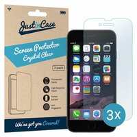 Just in Case Screen Protector 3 pack voor iPhone 6 / 6s - beschermfolie