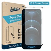 Just in Case Full Cover Tempered Glass voor iPhone 12 en iPhone 12 Pro - gehard glas