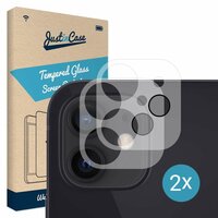 Just in Case Tempered Glass Camera Lens 2 stuks voor iPhone 12 mini - transparant