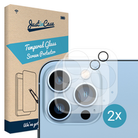 Just in Case Tempered Glass Camera Lens 2 stuks voor iPhone 13 Pro - transparant