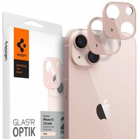 Spigen Camera Lens Glass Protector 2 pack voor iPhone 13 mini en iPhone 13 - roze