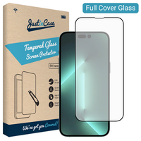 Just in Case Full Cover Tempered Glass voor iPhone 14 Pro Max - gehard glas