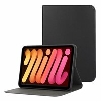 Just in Case PU Leather Book Case hoes voor iPad mini 6 - zwart