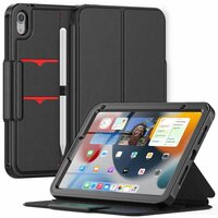 Just in Case Multi Hybrid Book Case hoes voor iPad mini 6 - zwart
